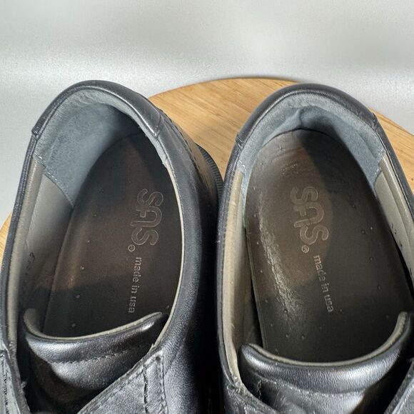 S SAS Ambassador Oxford Mens 12 M Black Leather Tripad Comfort Shoes Made In USA - Picture 7 of 8